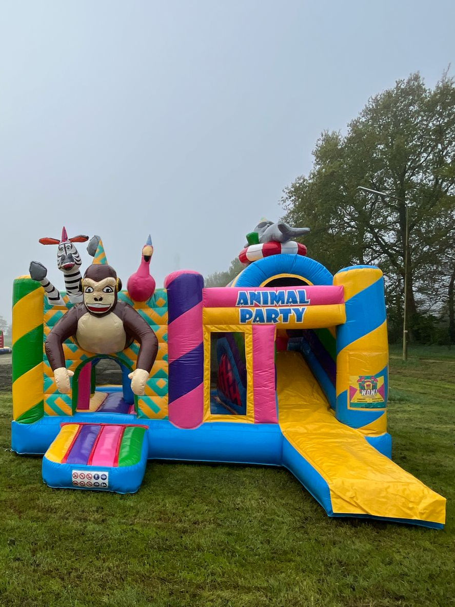 Multiplay Springkussens Groot - Dierenfestijn