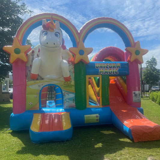 Multiplay Springkussens Groot - Unicorn