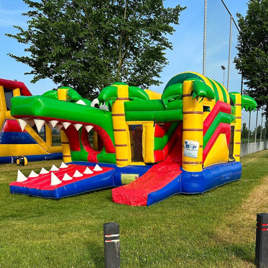 Multiplay Springkussens Groot - Krokodil